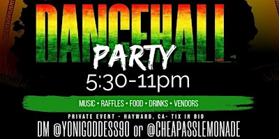 Love and Reggae Dancehall Party primary image