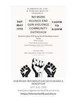 Imagem principal do evento No More Silence End Gun Violence