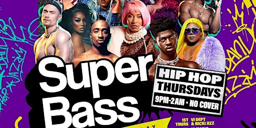Imagem principal de Super Bass Hip Hop Thursdays Party at Beaux in Castro