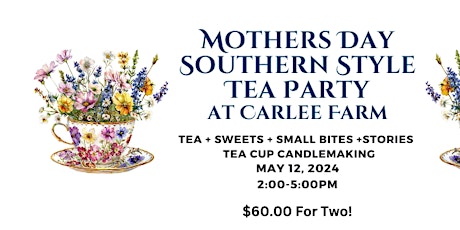 Mothers Day Tea For Two Southern Style