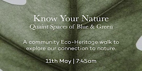 Know your nature : Sui Community Walk