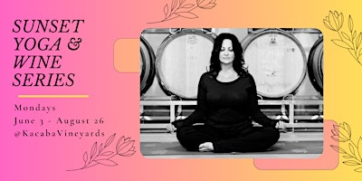 Imagem principal do evento Sunset Yoga and Wine Series
