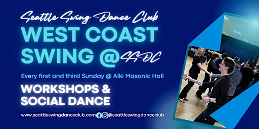 West Coast Swing Workshops & Social Dance primary image