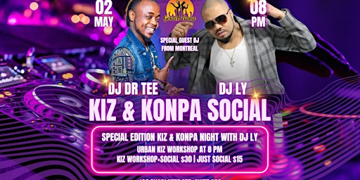 Special Edition Kiz & Konpa Social Night primary image