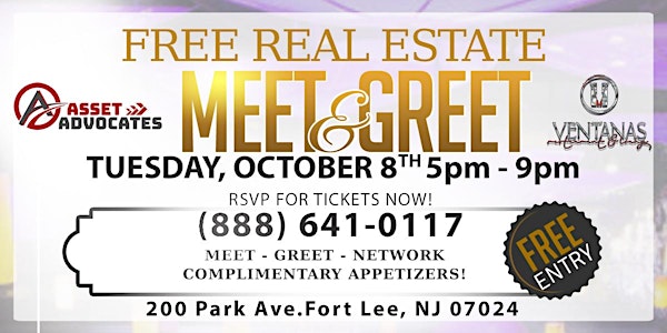 Free Real Estate Networking at Ventanas in Fort Lee