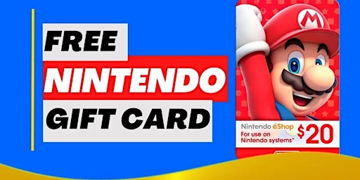 Earn FREE Nintendo eShop Codes today! 2024 primary image