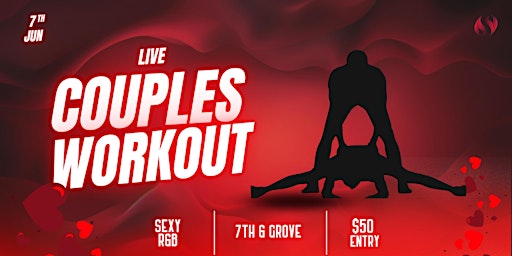 Imagem principal do evento LIVE Couples Workout Experience at 7th + Grove