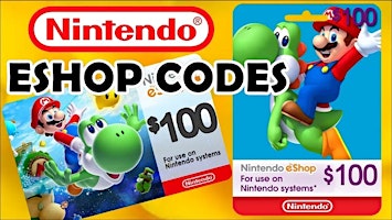 Imagem principal do evento ✧ How To Get Free Nintendo eShop Gift Card Codes Generator 2024
