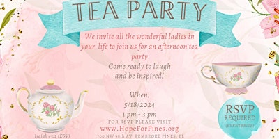 Imagem principal do evento Ladies Only Tea Party
