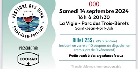 Festival des Vins de Saint-Jean-Port-Joli