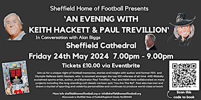 Immagine principale di 'An Evening with Keith Hackett & Paul Trevillion' with Alan Biggs 