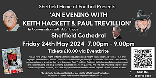 Imagem principal do evento 'An Evening with Keith Hackett & Paul Trevillion' with Alan Biggs