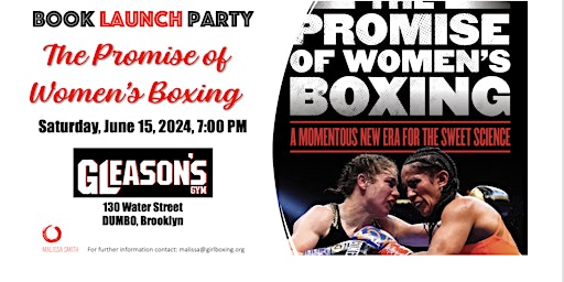 Imagem principal do evento Book Launch Party! The Promise of Women's Boxing