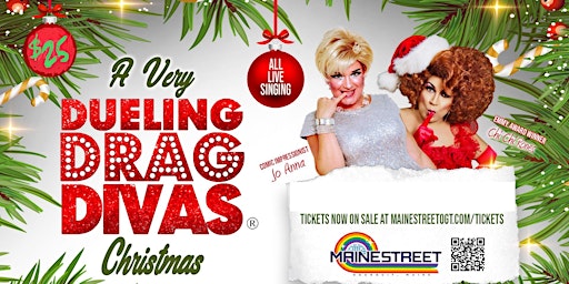 Primaire afbeelding van 3RD ANNUAL A VERY DUELING DRAG DIVAS CHRISTMAS SHOW!