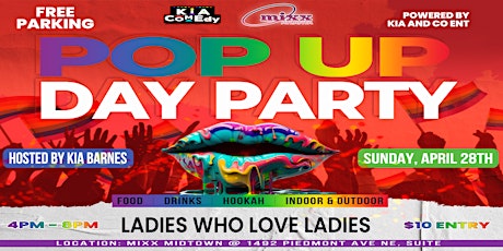 Sunday Funday, POP UP DAY PARTY!