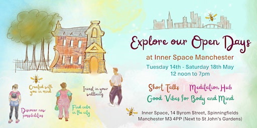 Open Days at Inner Space Manchester : 14 - 18 May  primärbild