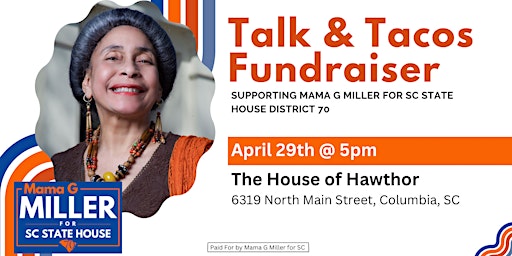 Talk & Tacos Fundraiser for Mama G primary image