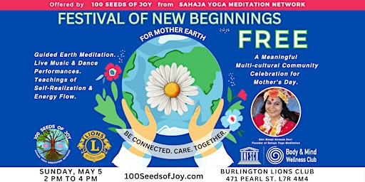 Hauptbild für Festival of New Beginnings  (2024) - A Free Cultural Event for Inner Joy