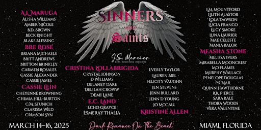 Imagem principal do evento Sinners And Saints Signing 2025