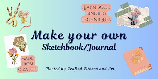 Imagem principal do evento Make your own Sketchbook/Journal