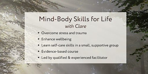 Primaire afbeelding van Mind-Body Skills for Life - 8 Week Course
