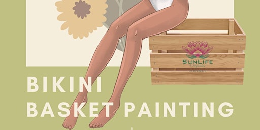 bikini basket painting! primary image