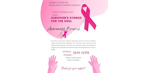 Survivor's Stories for the Soul, Awareness Brunch primary image