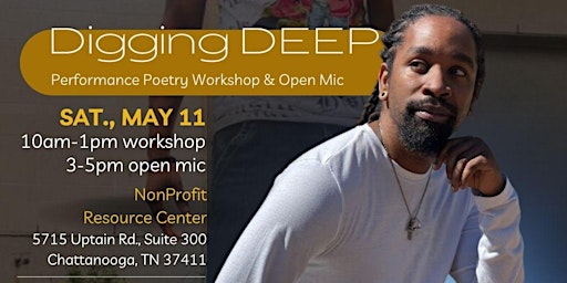 Primaire afbeelding van Digging Deep Performance Workshop led by "Deep Thought the Lyricist"