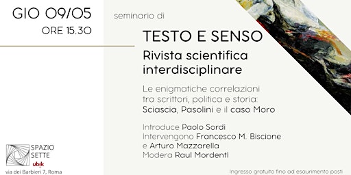 Hauptbild für Seminario di Testo e senso