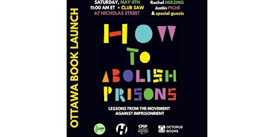 Imagem principal de How to Abolish Prisons - Ottawa Book Launch