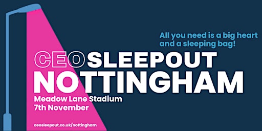 Imagem principal do evento CEO Sleepout Nottingham