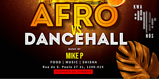 Imagem principal do evento Afro Vs Dancehall