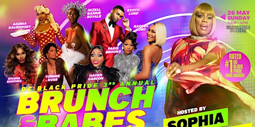 DC BLACK PRIDE 2024: 3rd Annual "Brunch & Babes: Iconic Drag Brunch" primary image