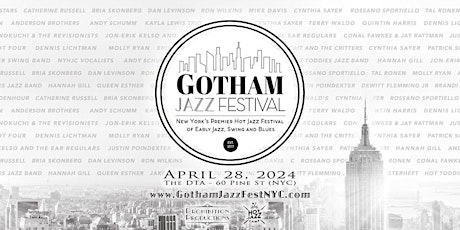 GOTHAM JAZZ FESTIVAL 2024 - SUNDAY APRIL 28