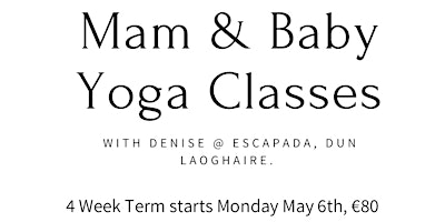 Imagem principal de Mam and Baby Yoga Classes