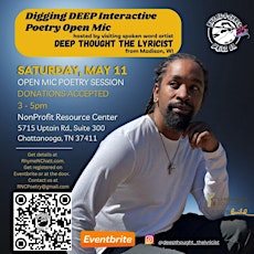 Digging Deep Open Mic Poetry Session led by Deep Thought the Lyricist with DJ Diego