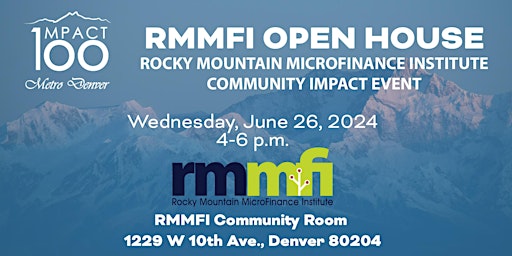 Image principale de Impact100 Metro Denver's RMMFI Open House