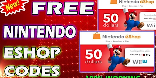 Hauptbild für ~Recent® Release Codes>)*Free Nintendo Eshop Gift Card Codes 2024%%Today us
