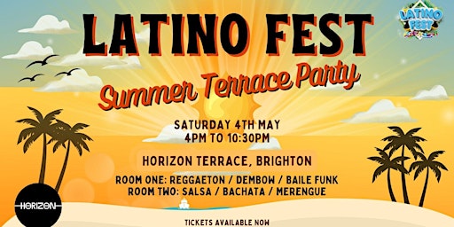 Imagem principal do evento Latino Fest Summer Terrace Party (Brighton)