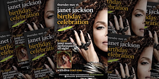 Imagen principal de Janet Jackson’s Birthday Themed Drag Dinner
