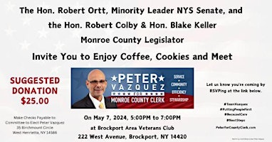 Support & Connect: An Evening Coffee Meet with Monroe’s Next County Clerk. primary image