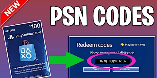 Imagen principal de NEW@FREE PSN GIFT CARD CODES 2024 ✔ Free PSN Codes 2024  PSN Code Giveaway