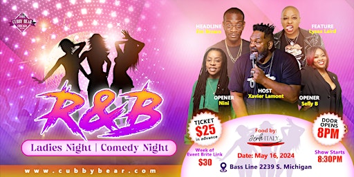 R&B Ladies Night Comedy Show at Bass Line primary image