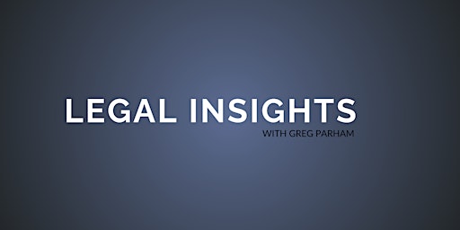 Legal Insights with Greg primary image