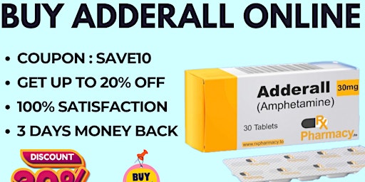 Imagem principal do evento Buy Adderall Online via E-payment Methods 30% Off