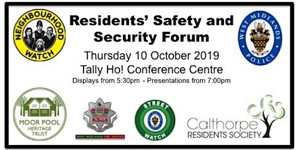 Calthorpe & Moor Pool Residents' Safety and Security Forum