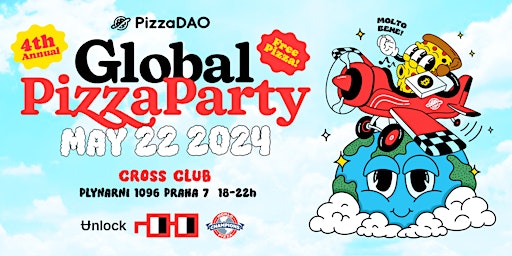 Primaire afbeelding van GLOBAL PIZZA PARTY / 4th BITCOIN PIZZA DAY PRAGUE