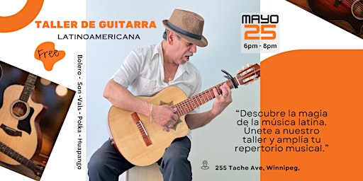 Imagem principal do evento Taller de Guitarra Latinoamericana / Latin American Guitar Workshop