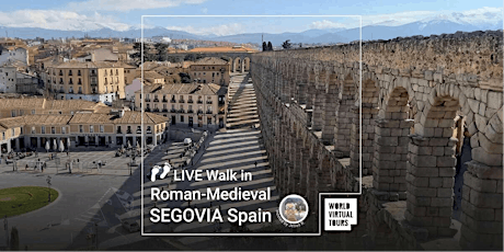 Live Walk in Roman-Medieval Segovia, Spain