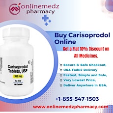 Get Carisoprodol Online No Script With Express Shipping